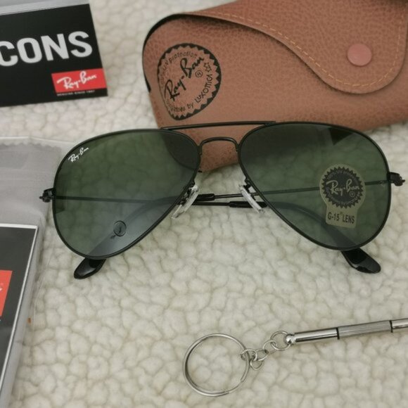NEW Ray Ban RB3025 Aviator medium Metal - Picture 3 of 13